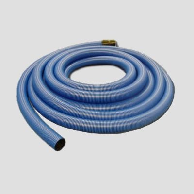 Smooth Bore Ribbed Hose in Blue