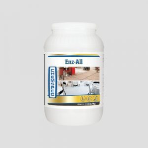 a tub of chemspec enz-all stain removal powder