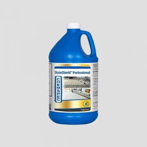 a blue 3.8-litre bottle of chemspec stainshield professional