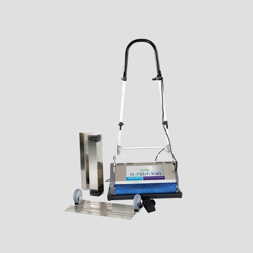 a pro35 crb agitation machine on a grey background