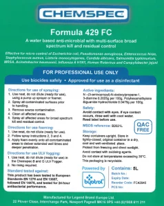 Formula 429FC Label
