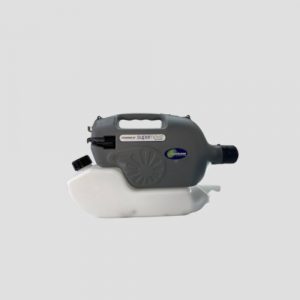Hurricane Handheld Sanitising system on a grey background