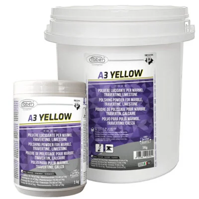 faber A3 yellow marble polish